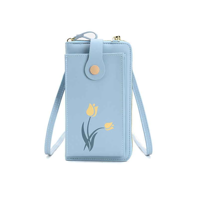 ISPBAG Flowers Crossbody Bags for Women Small Crossbody Phone Bags Cellphone Wallet Purse