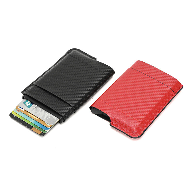 Wallet card RFID Card Vaccine Card Holder Slim Carbon Fiber Credit Card Holder WalletsCard Cases & Money Organizers