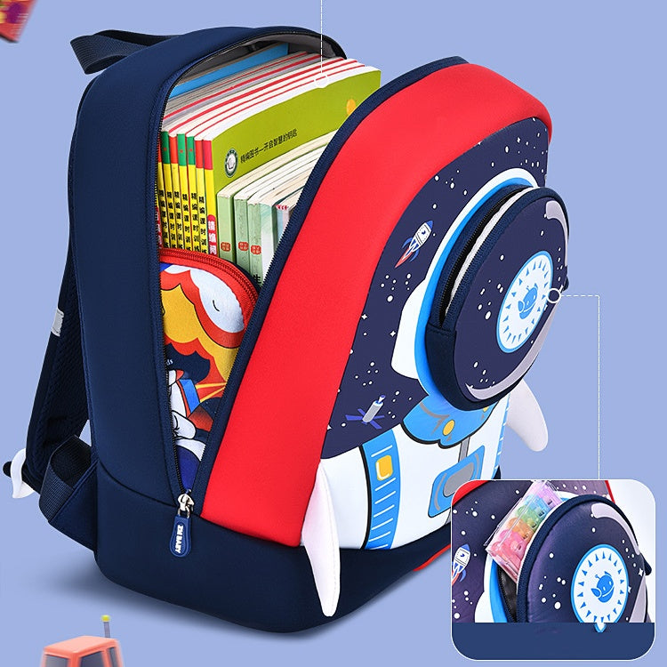 ISPBAG Astronaut Treasure Preschool Schoolbag Kindergarten Backpack Cute Backpack for Kids Boys Girls