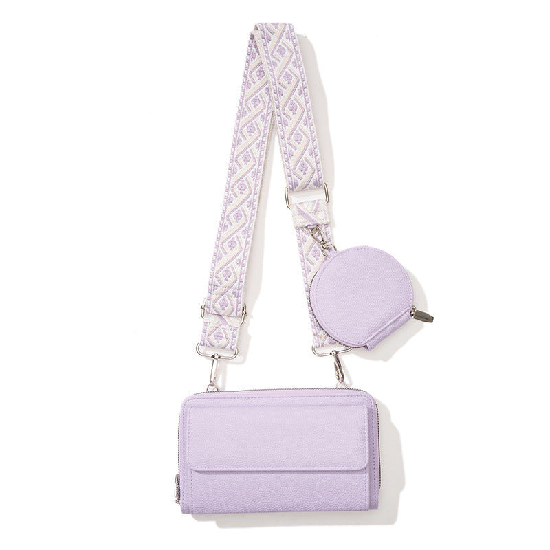 Small Crossbody Bag For Women Cell Phone Purses Adjustable Strap Shoulder Handbag With Card Slots and Mini Coin Purse