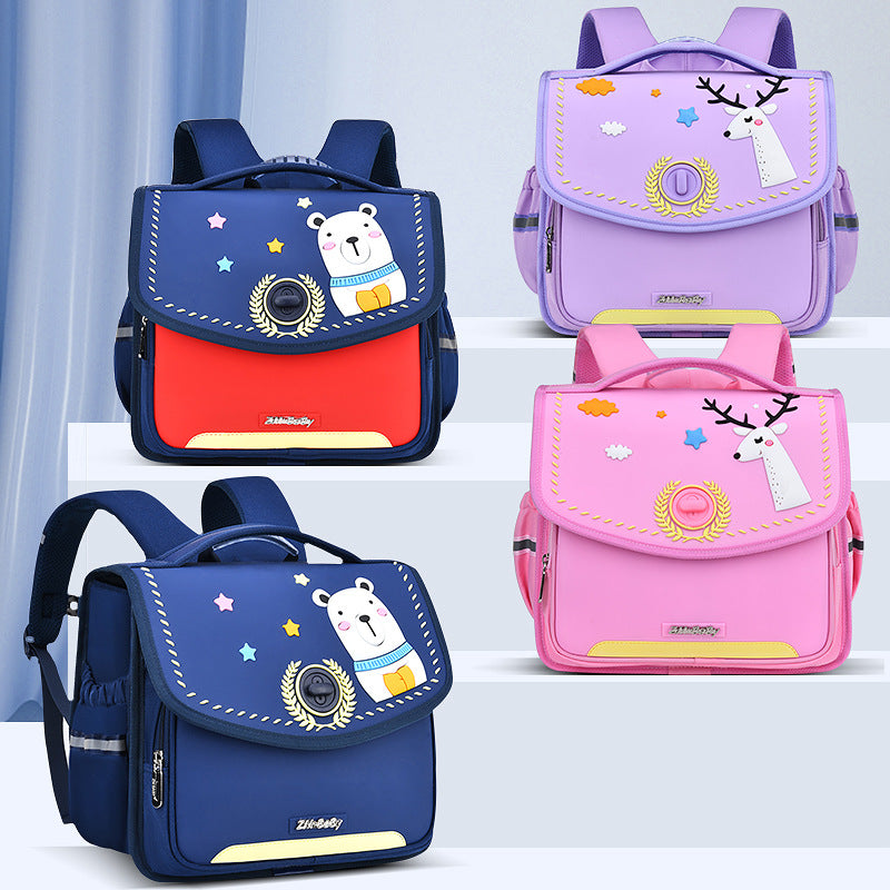 ISPBAG Cute Cartoon Cute Huge Capacity Bookpack Waterproof Back to School Backpack