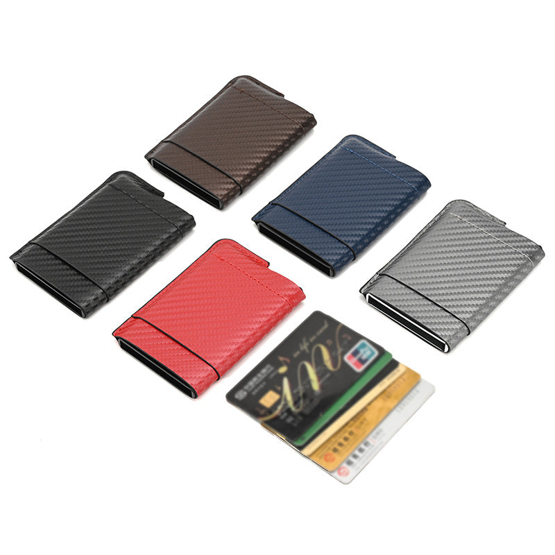 Wallet card RFID Card Vaccine Card Holder Slim Carbon Fiber Credit Card Holder WalletsCard Cases & Money Organizers