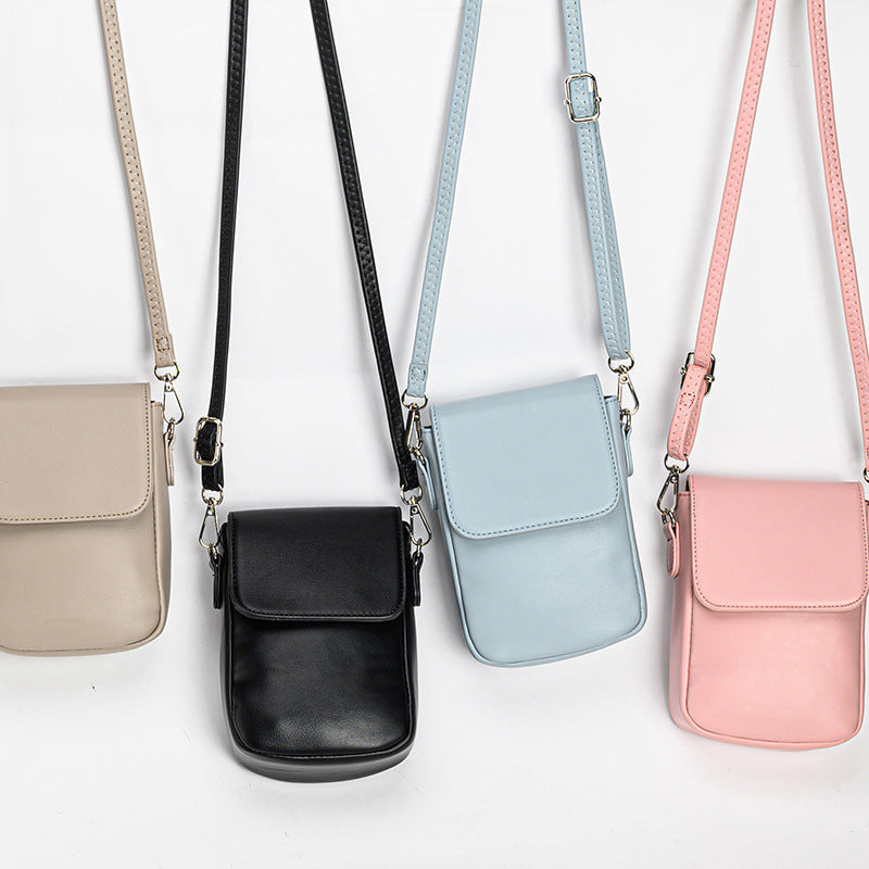 Versatile PU Leather Shoulder Bag Crossbody Style with Multi-Compartment Design