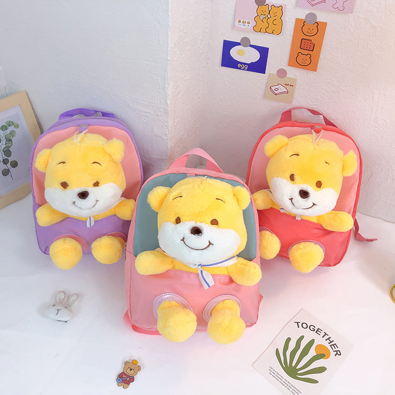 ISPBAG Cute Bear Toddler Backpack for Girls  Mini Baby Girl Backpack for Toddler Girls Toys