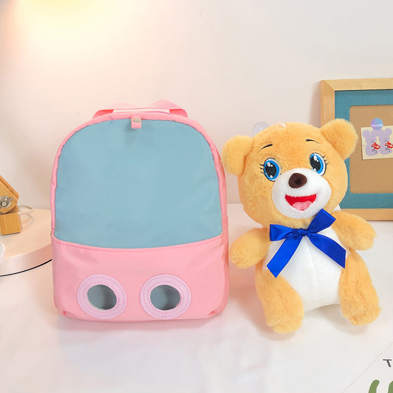 ISPBAG Cute Happy Bear Toddler Backpack for Girls  Mini Baby Girl Backpack for Toddler