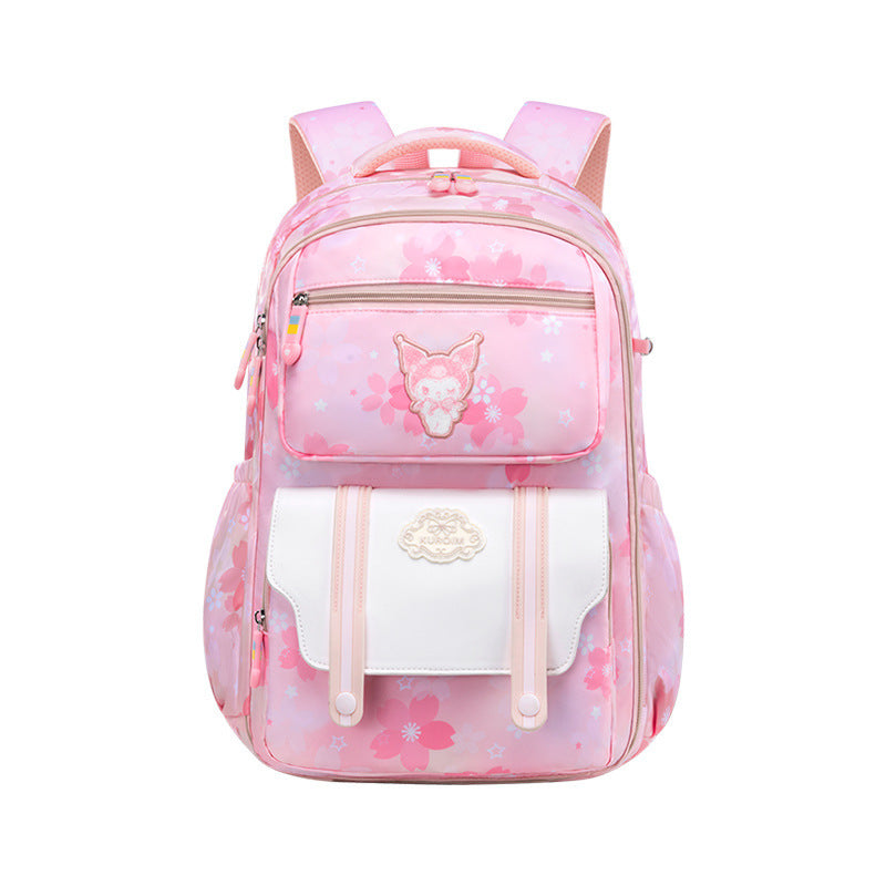 ISPBAG Backpack for Girls with Chest Buckle Girls Bookbag for Elementary School Water Resistant School Bag