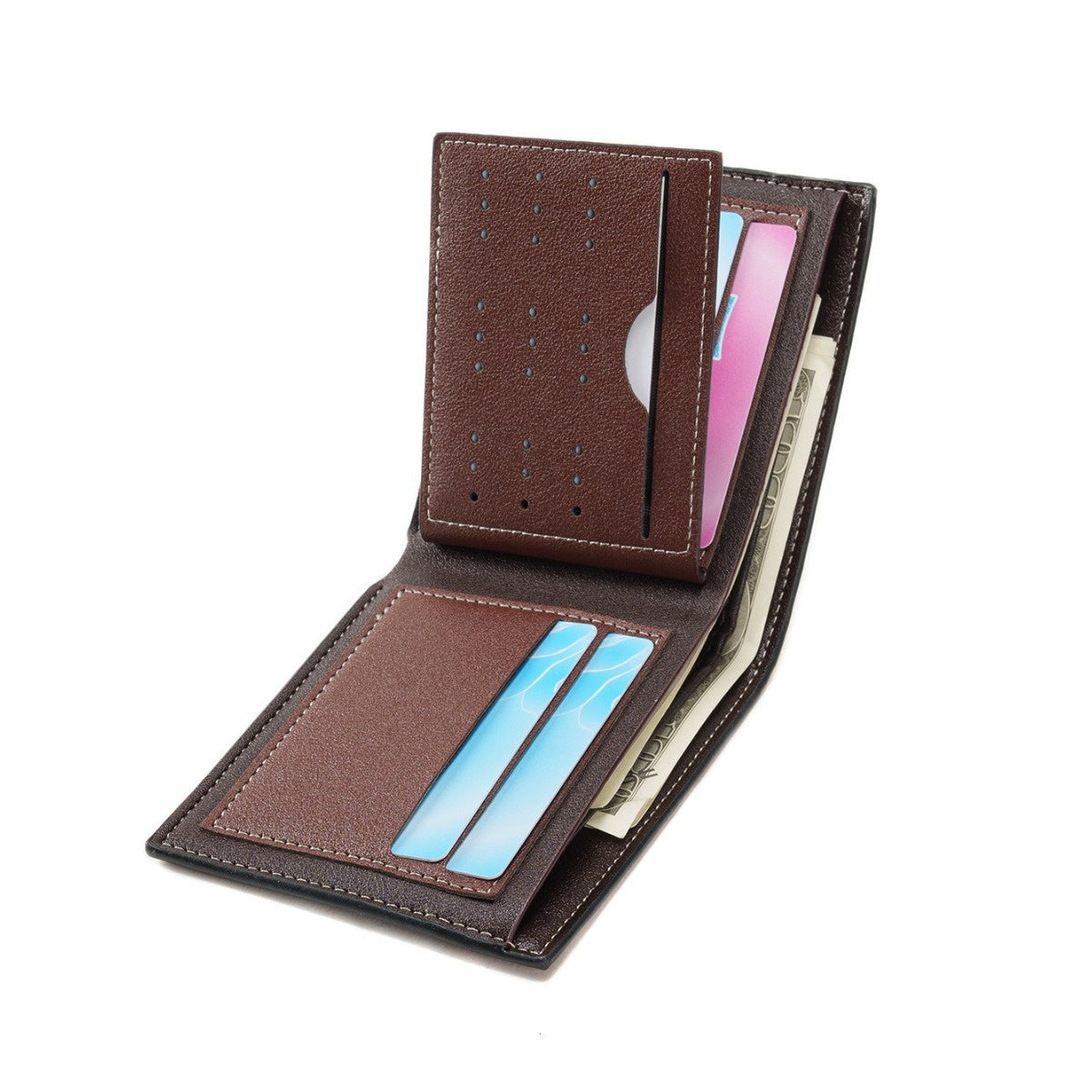 Men Wallet New Men's Wallet Short Wallet Fashion Soft Wallet