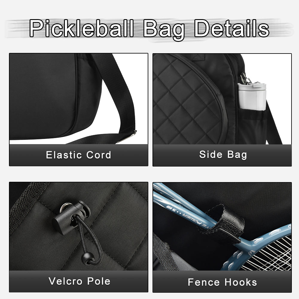 ISPBAG Durable Pickleball Bag - Multi-Pocket, Waterproof, and Versatile