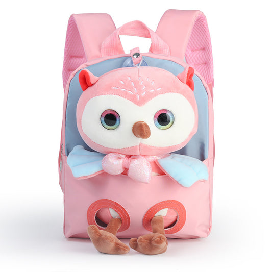 ISPBAG Toddler Owl Bunny Backpack for Girls Backpack Preschool Backpack Mini Backpack