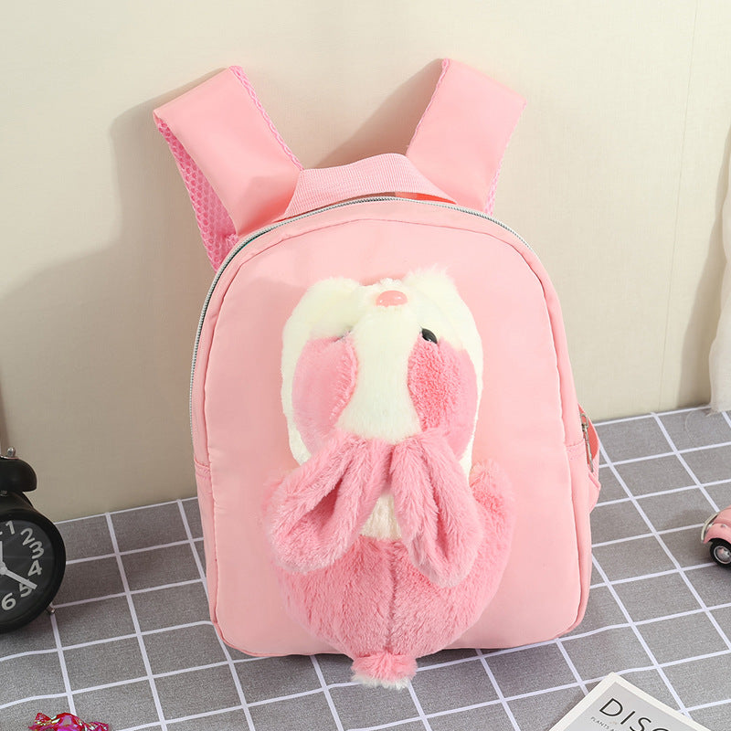 ISPBAG Toddler Bunny Backpack for Girls Rabbit Little Backpack Preschool Backpack Mini Backpack