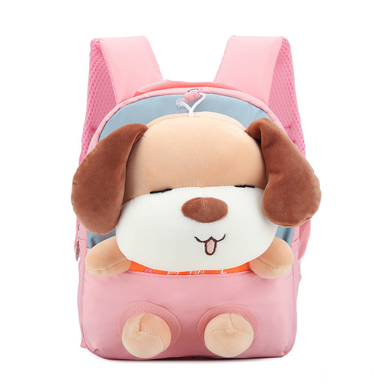 ISPBAG Mini Baby Girl Backpack for Toddler Girls Toys Little Doll Stuffed Animal kids Plush Backpack