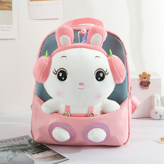 ISPBAG Rabbit Toddler Backpack for Girls  Mini Baby Girl Backpack Preschool Bag