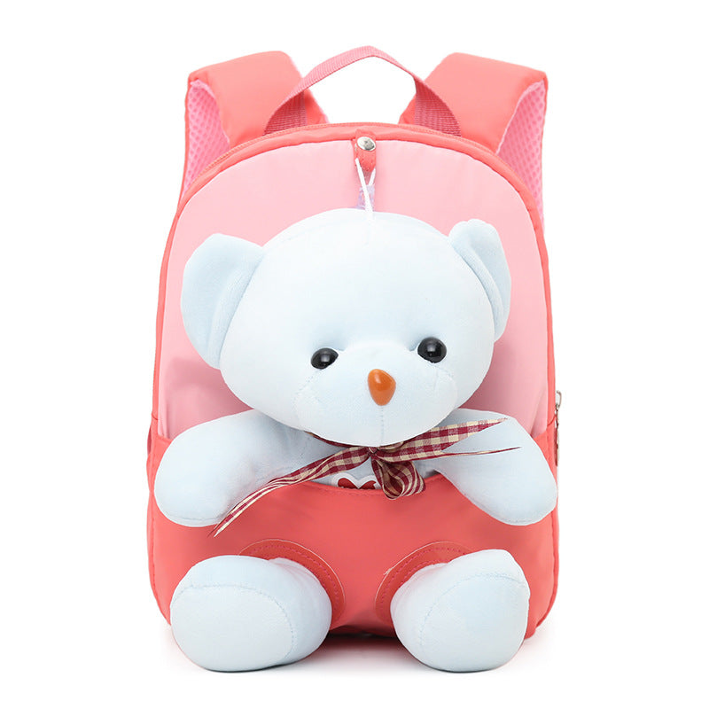 ISPBAG Toddler Cute Bear Bunny Backpack for Girls Backpack Preschool Backpack Mini Backpack