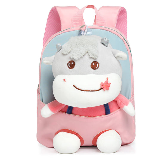 ISPBAG Cute Toddler Cattle Bunny Backpack for Girls Backpack Mini Preschool Backpack