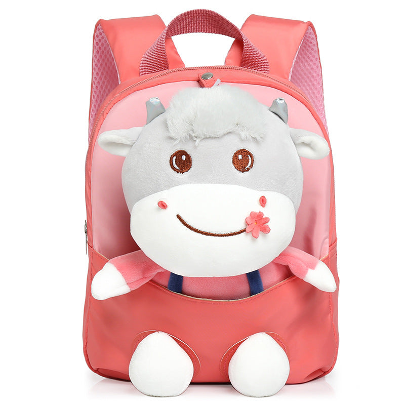 ISPBAG Cute Toddler Cattle Bunny Backpack for Girls Backpack Mini Preschool Backpack