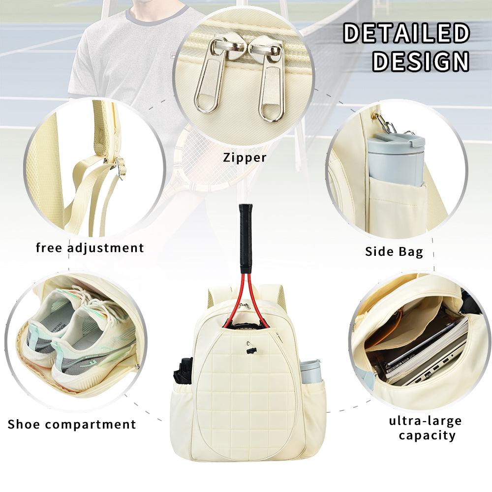 ISPBAG Multi-Pocket Pickleball Bag - Durable, Waterproof, and Versatile