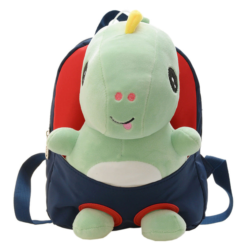 ISPBAG Dinosaur Plush Toys for Kids 3 4 5 Year Old-Cute Preschool Backpack School Bag