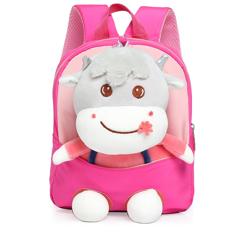 ISPBAG Cute Toddler Cattle Bunny Backpack for Girls Backpack Mini Preschool Backpack