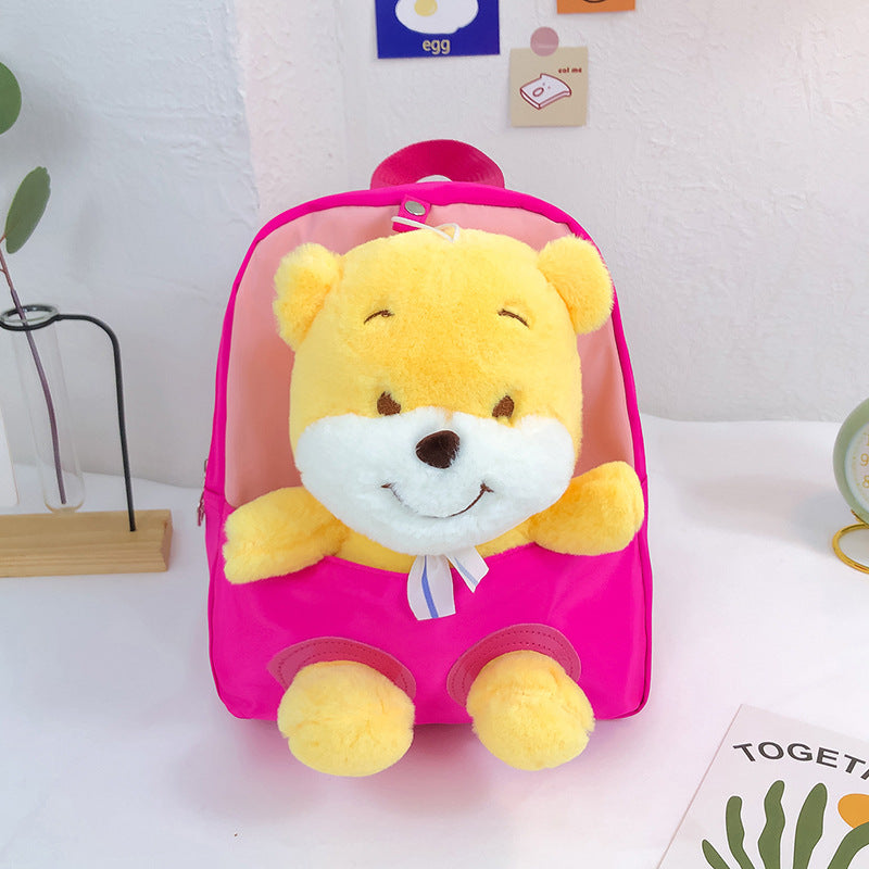 ISPBAG Cute Bear Toddler Backpack for Girls  Mini Baby Girl Backpack for Toddler Girls Toys