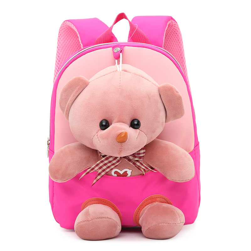 ISPBAG Toddler Cute Bear Bunny Backpack for Girls Backpack Preschool Backpack Mini Backpack