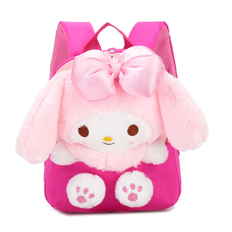 ISPBAG Cute Rabbit Backpack Women Bag Mini Baby Girl Backpack Preschool Bag