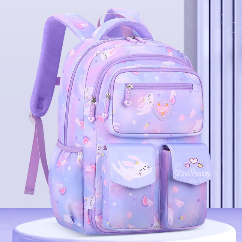 ISPBAG Kids Girls School Backpack Princess Cute Big Elementary Bookbag