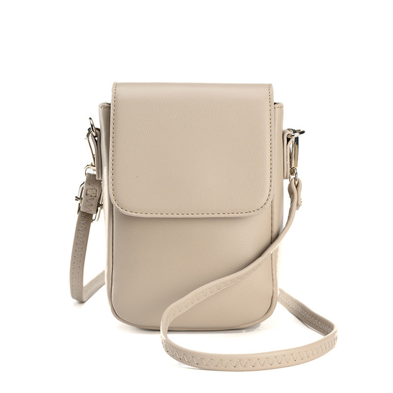 Versatile PU Leather Shoulder Bag Crossbody Style with Multi-Compartment Design