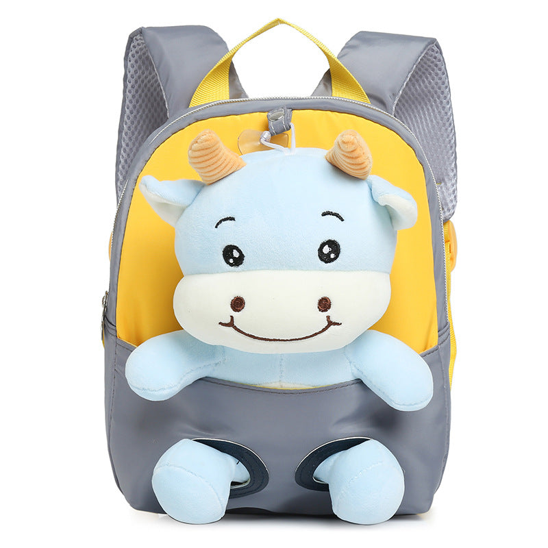 ISPBAG Toddler Cattle 2-6 Years old Preschool Budding Fun Schoolbag Kindergarten Backpack Cute Backpack for Kids Boys Girls