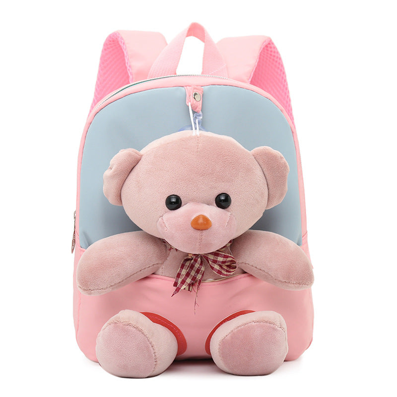 ISPBAG Toddler Cute Bear Bunny Backpack for Girls Backpack Preschool Backpack Mini Backpack