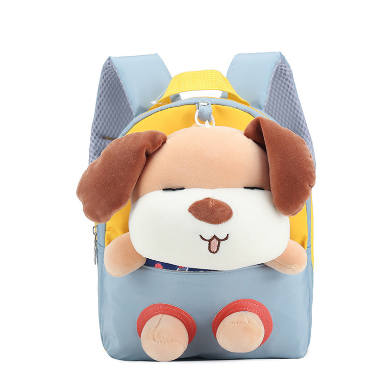 ISPBAG Mini Baby Girl Backpack for Toddler Girls Toys Little Doll Stuffed Animal kids Plush Backpack