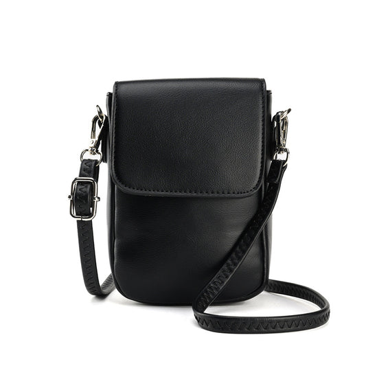 Versatile PU Leather Shoulder Bag Crossbody Style with Multi-Compartment Design