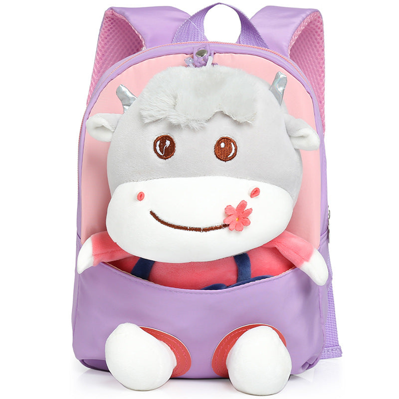 ISPBAG Cute Toddler Cattle Bunny Backpack for Girls Backpack Mini Preschool Backpack