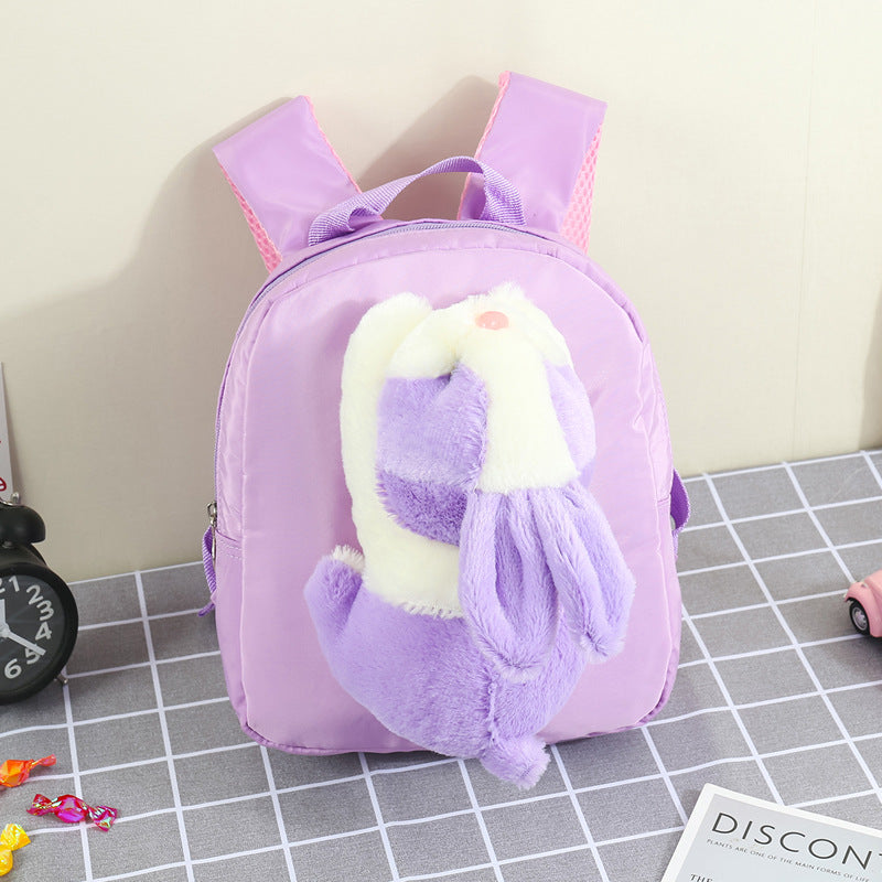 ISPBAG Toddler Bunny Backpack for Girls Rabbit Little Backpack Preschool Backpack Mini Backpack