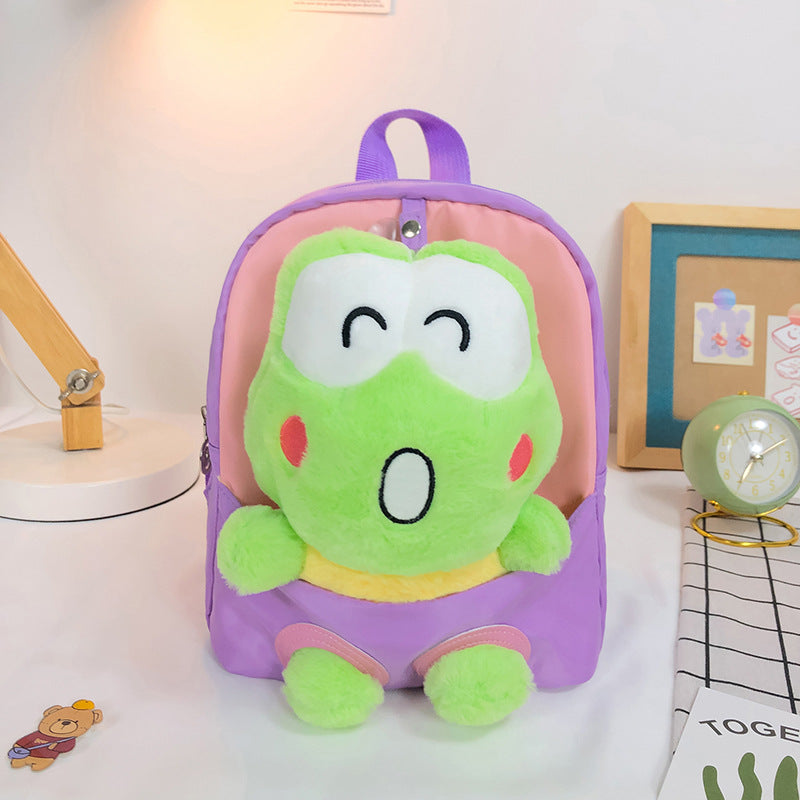 ISPBAG Frog Cute Bear Toddler Backpack for Girls  Mini Baby Girl Backpack for Toddler Girls