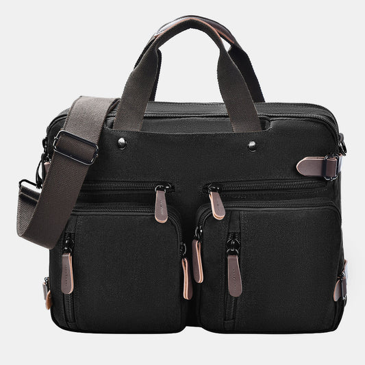 ISPBAG 3 in 1 Canvas Laptop Bag - Stylish and Versatile for Professionals