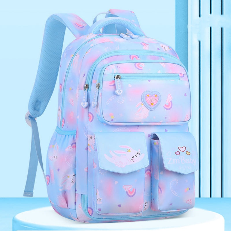 ISPBAG Kids Girls School Backpack Princess Cute Big Elementary Bookbag