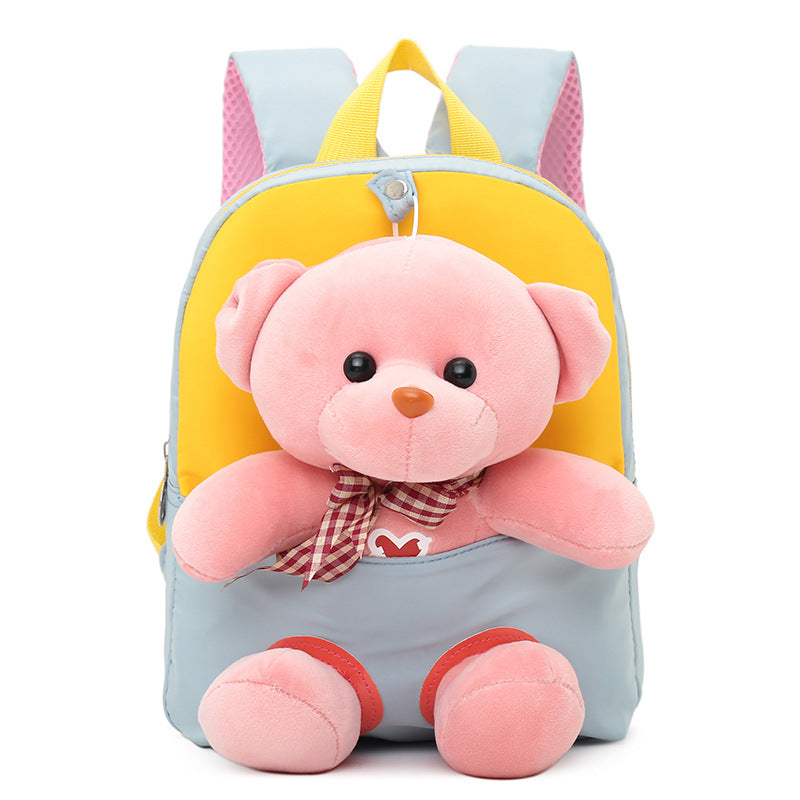 ISPBAG Toddler Cute Bear Bunny Backpack for Girls Backpack Preschool Backpack Mini Backpack