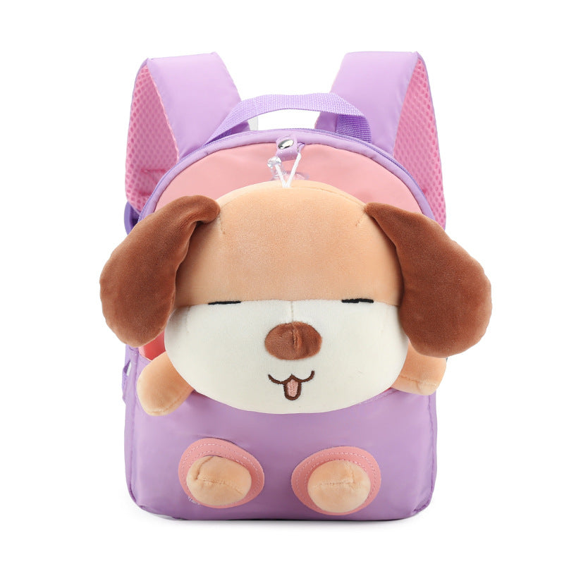 ISPBAG Mini Baby Girl Backpack for Toddler Girls Toys Little Doll Stuffed Animal kids Plush Backpack