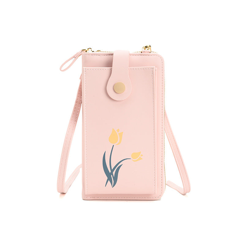 ISPBAG Flowers Crossbody Bags for Women Small Crossbody Phone Bags Cellphone Wallet Purse