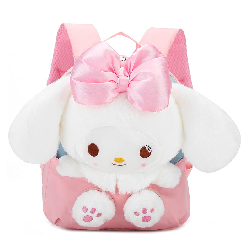 ISPBAG Cute Rabbit Backpack Women Bag Mini Baby Girl Backpack Preschool Bag